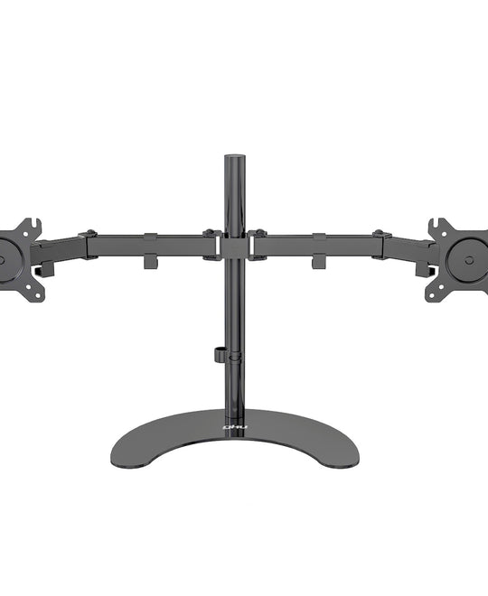 GKU Dual Monitor Mount - EziRiser Free Standing Dual Monitor Arm