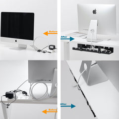 gku™ Under Desk Cable Management Tray Cord Wire Organizer Wire Management  AC1011