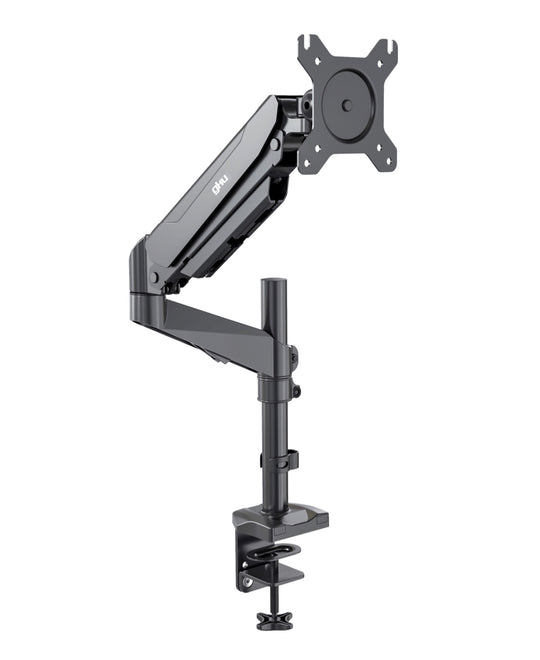 GKU LCD Monitor Desk Mount -  ProRiser V1 Gas Spring Fully Adjustable Monitor Arm